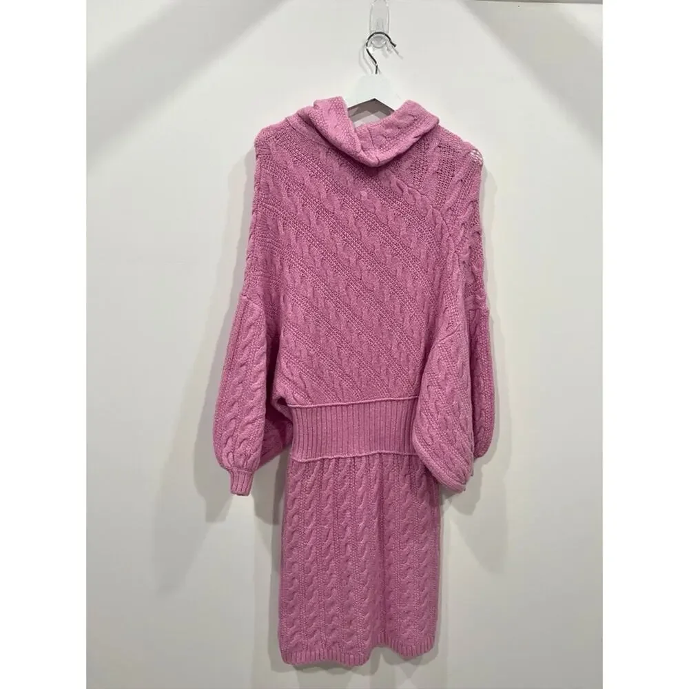 Free People Pink Sweater Dress - Picture 9 of 12